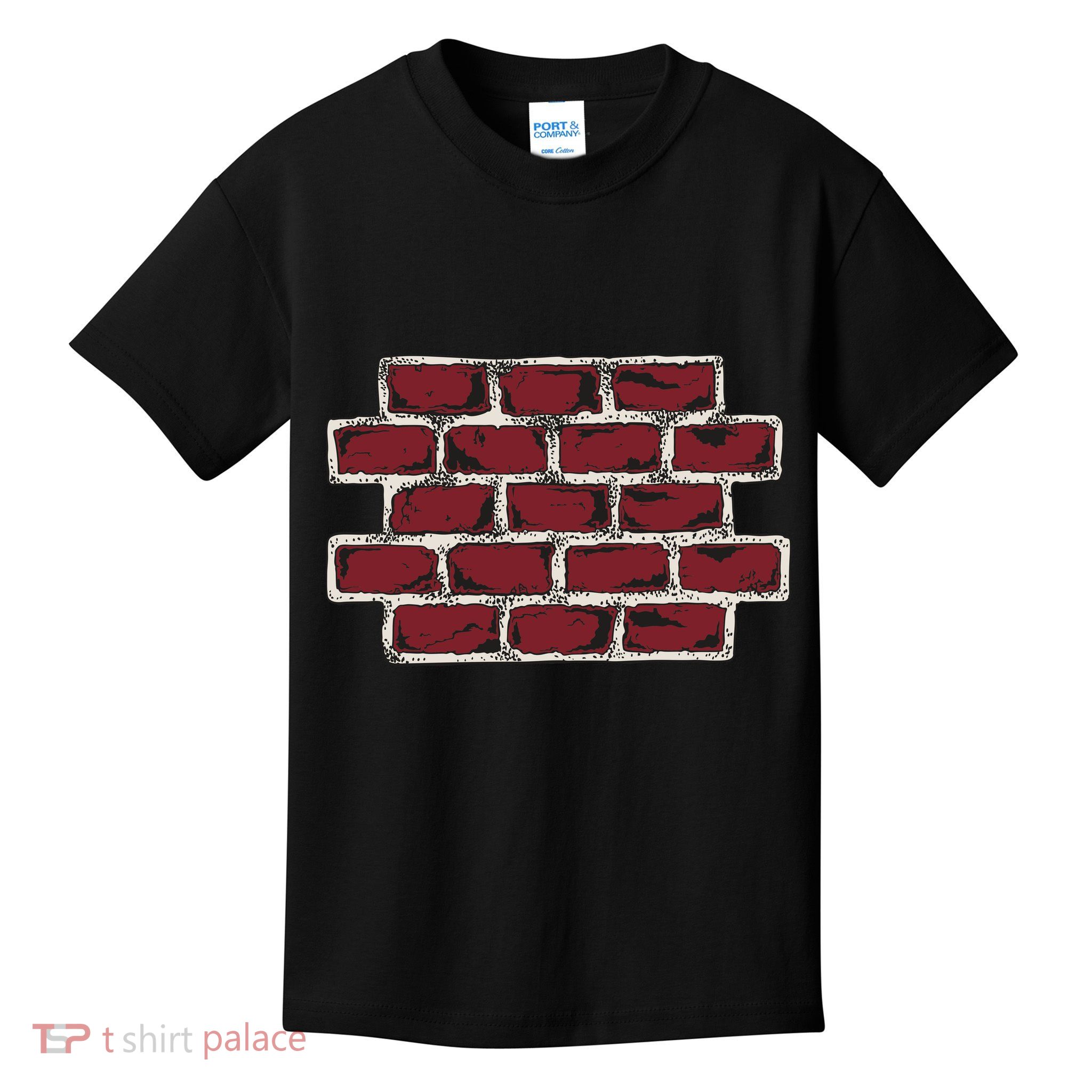 Build The Brick Wall Trump Kids T-Shirt