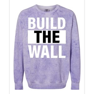 Build The Wall Box Logo Colorblast Crewneck Sweatshirt