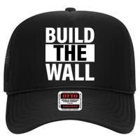 Build The Wall Box Logo High Crown Mesh Back Trucker Hat