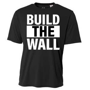 Build The Wall Box Logo Cooling Performance Crew T-Shirt