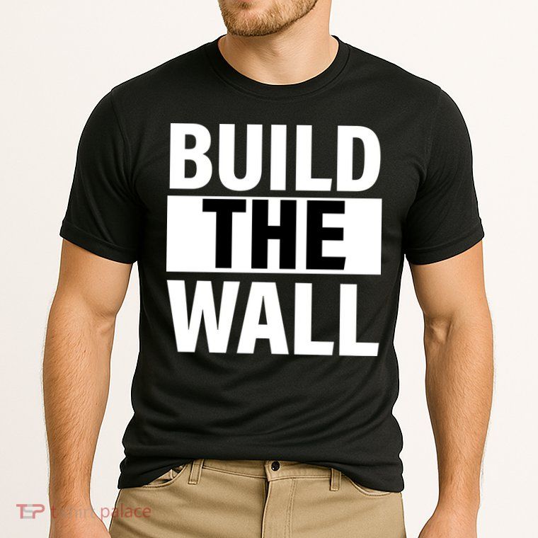 Build The Wall Box Logo Cooling Performance Crew T-Shirt