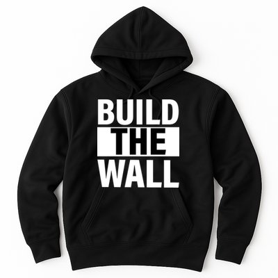 Build The Wall Box Logo Hoodie