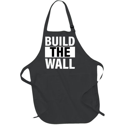 Build The Wall Box Logo Full-Length Apron With Pockets