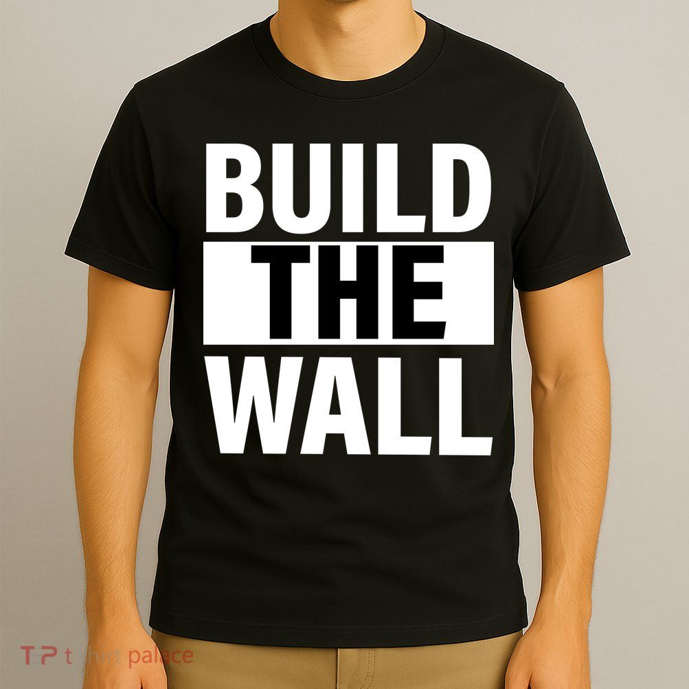 Build The Wall Box Logo T-Shirt