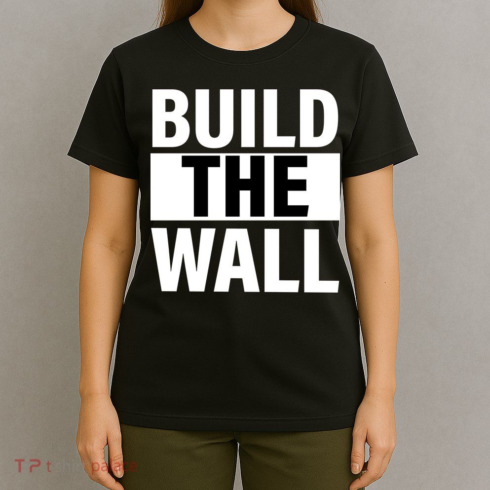 Build The Wall Box Logo T-Shirt