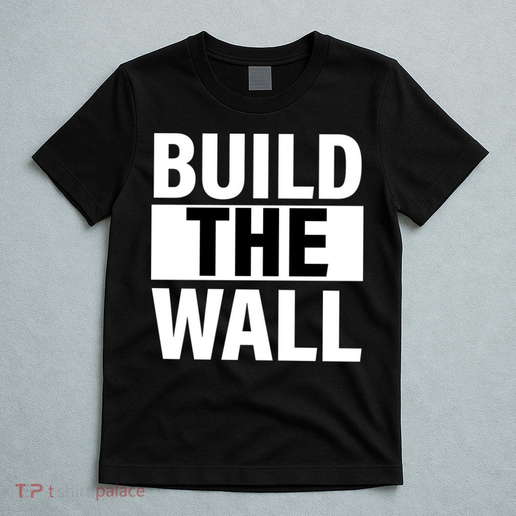 Build The Wall Box Logo T-Shirt