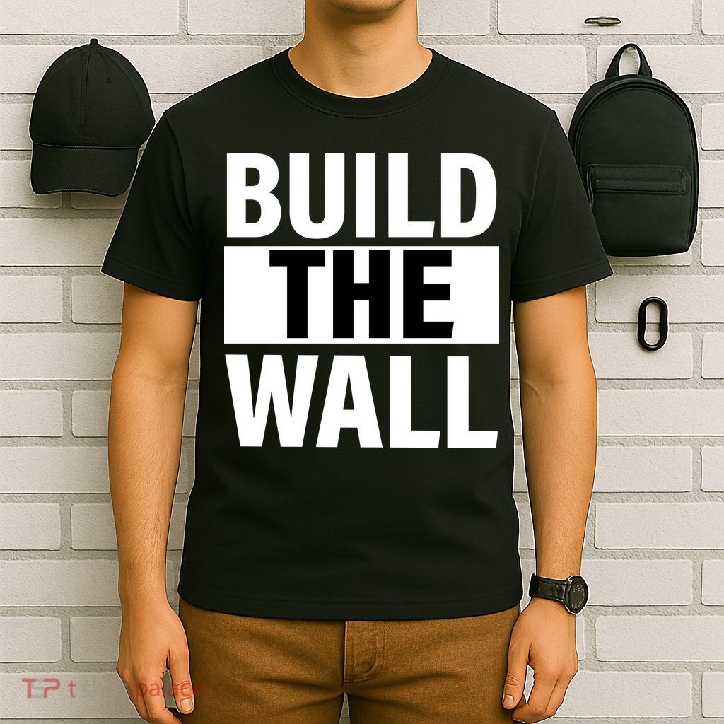Build The Wall Box Logo T-Shirt