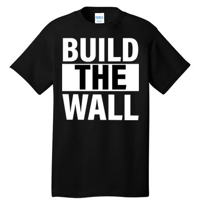 Build The Wall Box Logo Tall T-Shirt