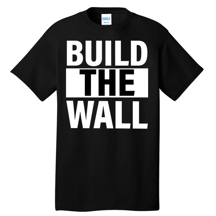 Build The Wall Box Logo Tall T-Shirt