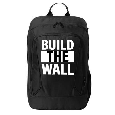 Build The Wall Box Logo City Backpack