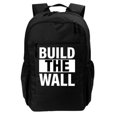 Build The Wall Box Logo Daily Commute Backpack