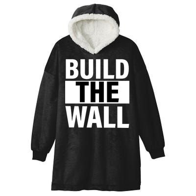 Build The Wall Box Logo Hooded Wearable Blanket