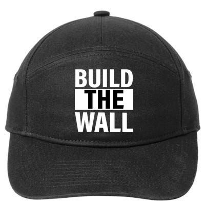 Build The Wall Box Logo 7-Panel Snapback Hat