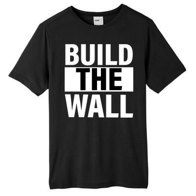 Build The Wall Box Logo Tall Fusion ChromaSoft Performance T-Shirt