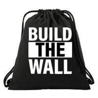 Build The Wall Box Logo Drawstring Bag