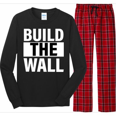 Build The Wall Box Logo Long Sleeve Pajama Set