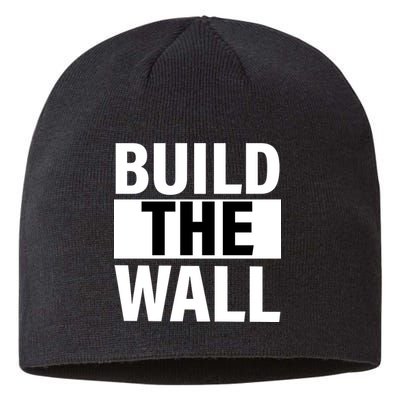 Build The Wall Box Logo Sustainable Beanie