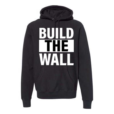 Build The Wall Box Logo Premium Hoodie