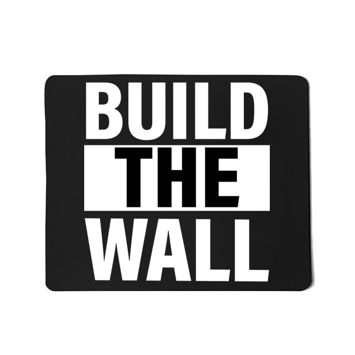 Build The Wall Box Logo Mousepad