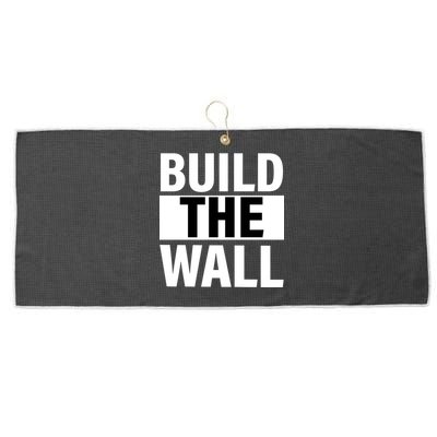 Build The Wall Box Logo Large Microfiber Waffle Golf Towel