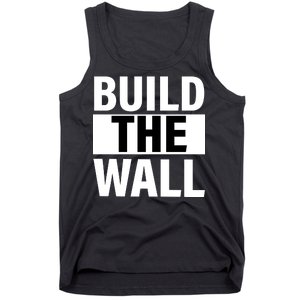 Build The Wall Box Logo Tank Top