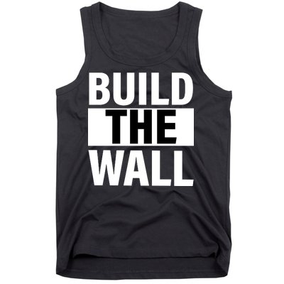 Build The Wall Box Logo Tank Top