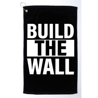 Build The Wall Box Logo Platinum Collection Golf Towel