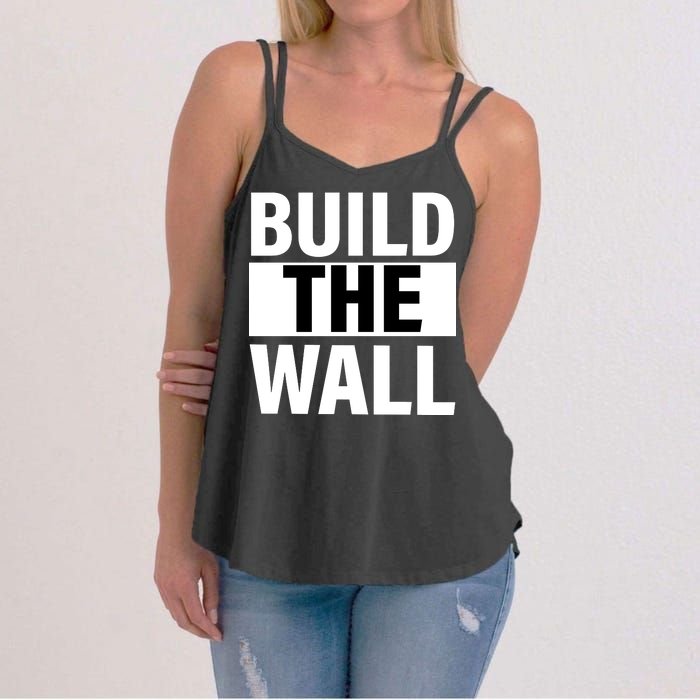 Build The Wall Box Logo Women's Strappy Tank