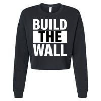 Build The Wall Box Logo Cropped Pullover Crew