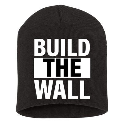 Build The Wall Box Logo Short Acrylic Beanie