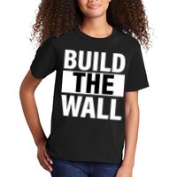 Build The Wall Box Logo Kids T-Shirt