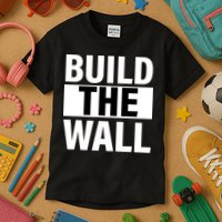 Build The Wall Box Logo Kids T-Shirt