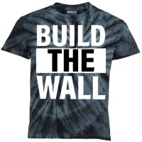 Build The Wall Box Logo Kids Tie-Dye T-Shirt