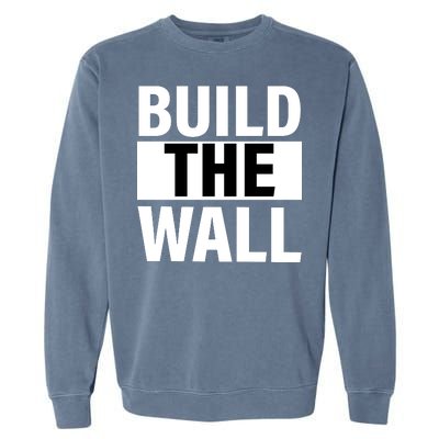 Build The Wall Box Logo Garment-Dyed Sweatshirt