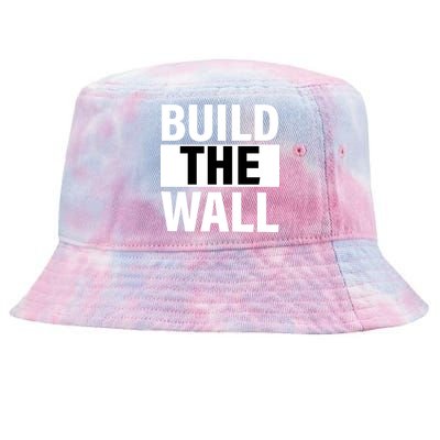 Build The Wall Box Logo Tie-Dyed Bucket Hat