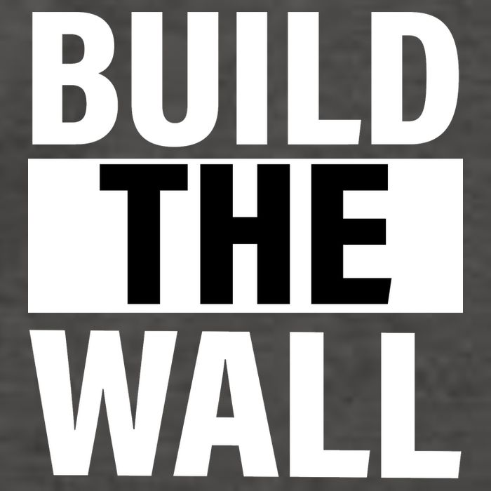 Build The Wall Box Logo Vector Backpack