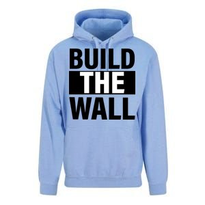 Build The Wall Box Logo Unisex Surf Hoodie