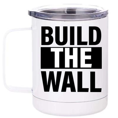 Build The Wall Box Logo 12 oz Stainless Steel Tumbler Cup