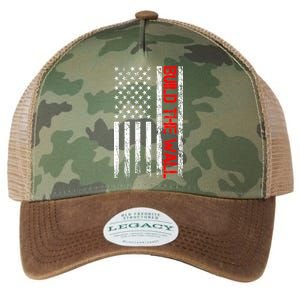 Build The Wall Distressed Flag Legacy Tie Dye Trucker Hat