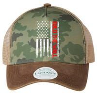 Build The Wall Distressed Flag Legacy Tie Dye Trucker Hat