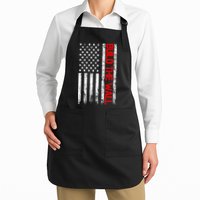 Build The Wall Distressed Flag Apron