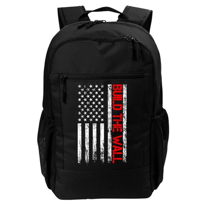 Build The Wall Distressed Flag Backpack