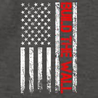 Build The Wall Distressed Flag Vector Backpack