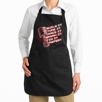 Build Tune Race Break Fix Repeat Apron
