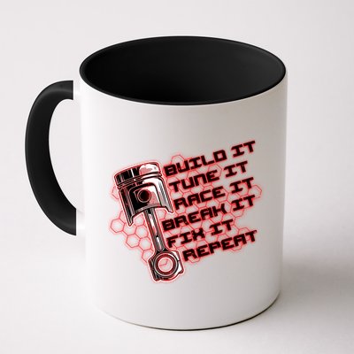 Build Tune Race Break Fix Repeat Mug