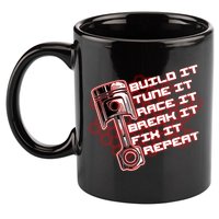 Build Tune Race Break Fix Repeat 11oz C Handle Ceramic Mug