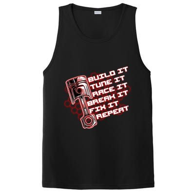 Build Tune Race Break Fix Repeat PosiCharge Competitor Tank