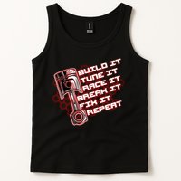 Build Tune Race Break Fix Repeat Tank Top