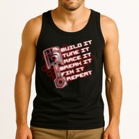 Build Tune Race Break Fix Repeat Tank Top