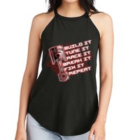 Build Tune Race Break Fix Repeat Women's Perfect Tri Rocker Tank